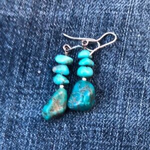 Chic Turquoise Stone Earrings